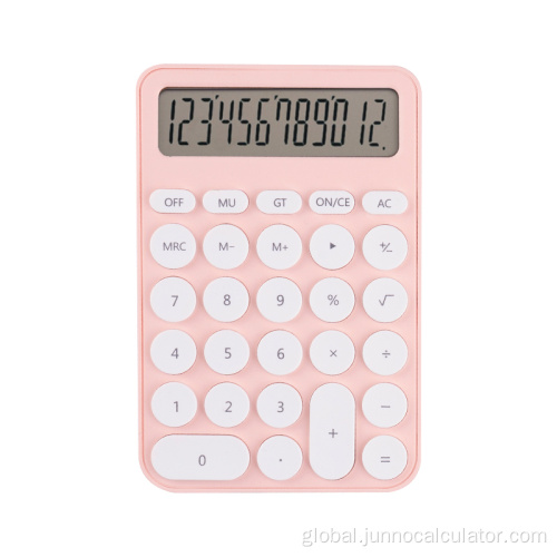 12 Digit Calculator Functions Colorful big screen upgraded electronic cute calculator Factory